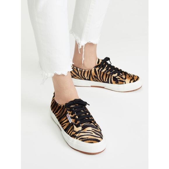 Superga Shoes - New Superga 2750 Fanvelvetw Sneakers Cog Zebra Women's 8.5
